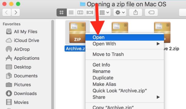 App for opening zip files on mac high sierra